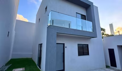 Casa em Condomínio para Locação em Camaçari, Boa União (Abrantes), 4 dormitórios, 1 suíte, 3 banheiros, 2 vagas