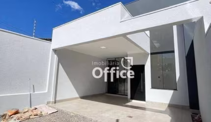 Casa com 3 Quartos à venda, 105 m² por R$ 450.000 - Setor Lago dos Buritis - Anápolis/GO