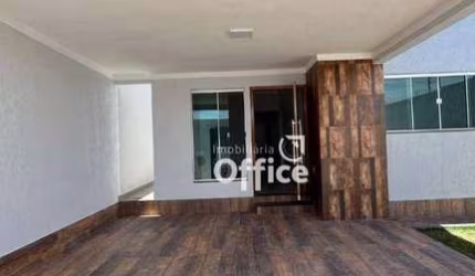 Casa com 3 quartoss à venda, 150 m² por R$ 395.000 - Residencial Bela Vista - Anápolis/GO