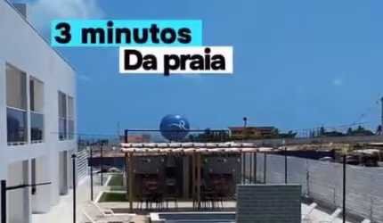 Apartamento em Condomínio Fechado à 3 minutos da Praia