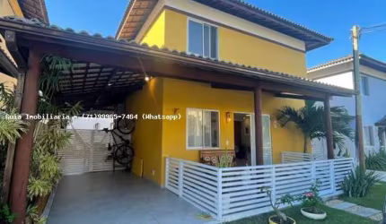 Casa em Condomínio para Venda em Camaçari, Boa União (Abrantes), 3 dormitórios, 1 suíte, 2 banheiros, 2 vagas