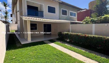 Casa em Condomínio para Venda em Salvador, Itapuã, 3 dormitórios, 1 suíte, 4 banheiros, 3 vagas
