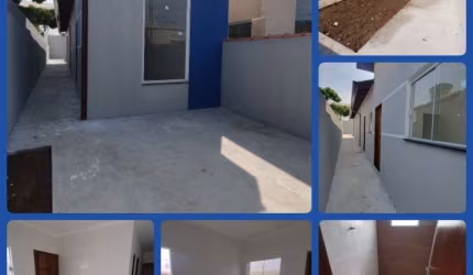 Casa de rua com 2 dormitórios, 1 suíte, 2 vg de garagem