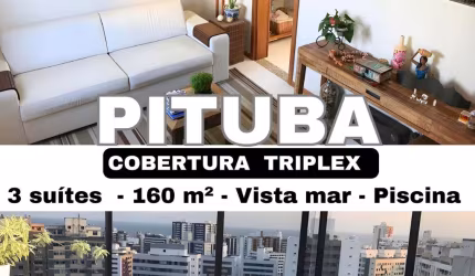LINDA COBERTURA NO EDF TORRE DE PÁDUA NA PITUBA
