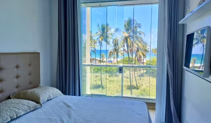 2 QUARTOS DECORADO E MOBILIADO NO EDF ILHA DE SANTORINI EM STELLA MARES