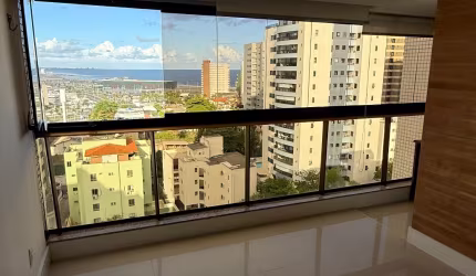 3 QUARTOS VISTA MAR NO EDF PIAZZA DI ROMA NO JARDIM ARMAÇÃO