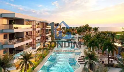 Apartamento com 1 quarto à venda na Avenida Litorânea, 1, Porto das Dunas, Aquiraz por R$ 331.951