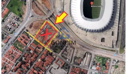 Terreno em condomínio fechado à venda na Avenida Deputado Paulino Rocha, 5180, Castelão, Fortaleza por R$ 9.000.000