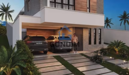 Casa em condomínio fechado com 3 quartos à venda na Avenida Atlântica, 2303, Cidade Alpha, Eusébio por R$ 1.400.000