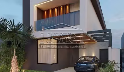 Casa em condomínio fechado com 3 quartos à venda no Jardim Jacinto, Jacareí  por R$ 1.190.000