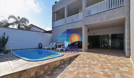 Sobrado lado praia com 6 dormitórios à venda, 240 m² por R$ 1.060.000 - Parque Balneário Oásis - Peruíbe/SP