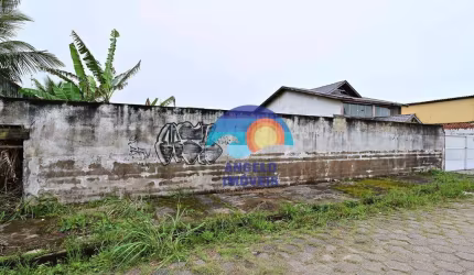Terreno a 50 metros da praia à venda, 350 m² por R$ 190.000 - Estância Balneária Maria Helena Novaes - Peruíbe/SP