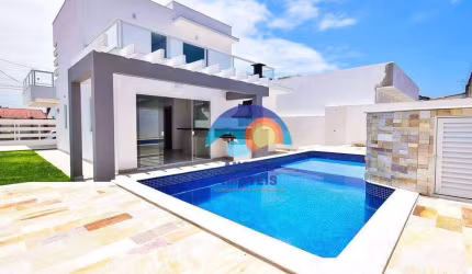 Belíssimo sobrado a 200 metros do mar com 4 dormitórios à venda, 158 m² - Jardim Icaraíba - Peruíbe/SP