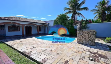 Casa lado praia em 2 lotes com 3 dormitórios à venda, 200 m² - Parque Balneário Oásis - Peruíbe/SP
