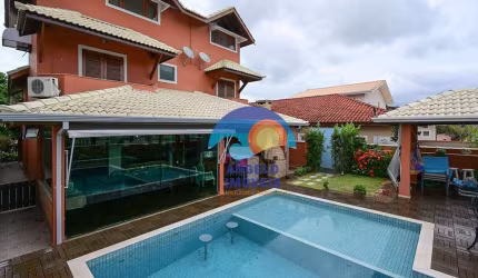 Impecável sobrado com 5 dormitórios, 150 m² - venda por R$ 1.950.000 ou aluguel por R$ 10.020/mês - Bougainvillee III - Peruíbe/SP