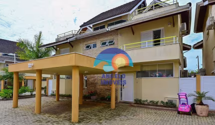 Casa com 4 dormitórios para alugar, 157 m² por R$ 6.421,09/mês - Cidade Nova Peruibe - Peruíbe/SP