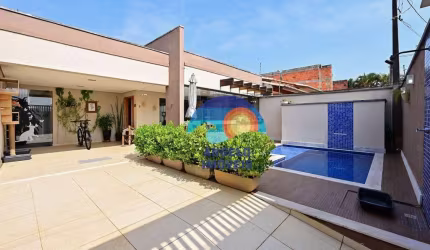 Linda casa com 3 dormitórios à venda, 127 m² - Estância São José - Peruíbe/SP