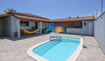 Casa com 3 dormitórios para alugar, 120 m² por R$ 900,00/dia - Flora Rica II - Peruíbe/SP