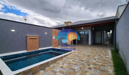 Casa com 2 dormitórios à venda, 92 m² por R$ 450.000,00 - Parque D'Aville Residencial - Peruíbe/SP