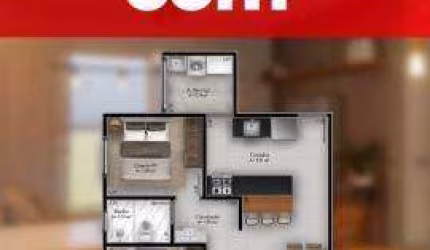 Apartamento à venda, 2 quartos, 1 suíte, 1 vaga, JARDIM PATRICIA - Uberlândia/MG