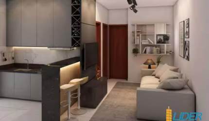 Apartamento à venda, 2 quartos, 1 suíte, 1 vaga, Santa Mônica - Uberlândia/MG