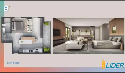 Apartamento à venda, 1 quarto, 1 vaga, MARTINS - Uberlândia/MG