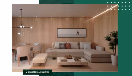 Apartamento de 02 suítes no bairro Santa Helena