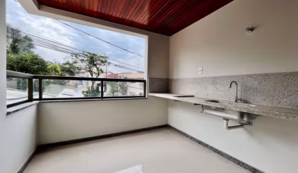 Apartamento com 02 suítes e varanda gourmet no Santa Helena