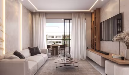 Apartamento de 03 quartos e 2 vagas de garagem no Centro