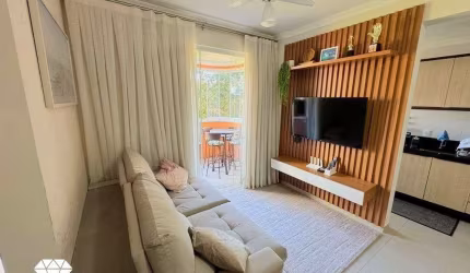 APARTAMENTO BEM MOBILIADO E DECORADO COM 2 QUARTOS
