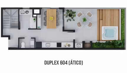 3 suítes - Cobertura duplex novissima