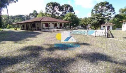Chácara 13.616,80 m² - Casa 05 quartos, piscina. Documentação registrada em Piraquara PR