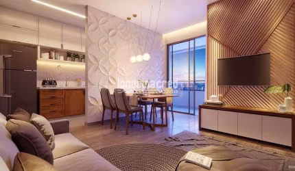Apartamento à venda 2 Quartos, 1 Suite, 1 Vaga, 55.16M², Aurora, Londrina - PR | Residencial Tribec