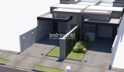 Casa Geminada Região Sul 3 Quartos, 2 Suites, 1 Vaga, 125M², Ouro Branco/ Franciscato, Londrina - P