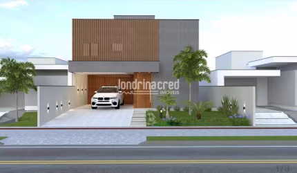 Casa à venda 3 Quartos, 3 Suites, 2 Vagas, 263M², Parque Tauá, Londrina - PR | CONDOMÍNIO ARAÇARI