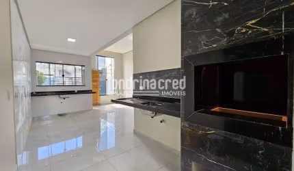 Casa à venda 3 Quartos sendo 1 Suite, 2 Vagas de garagem, churrasqueira integrada, 81 M² de constru