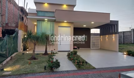 Casa à venda 3 Quartos, 1 Suite, 2 Vagas, 259M², Parque Tauá, Londrina - PR | CONDOMÍNIO ARAÇARI
