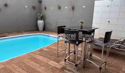 Área de Lazer Completa no Conj. Milton Gaveti, Zona Norte: Piscina com hidromassagem, edícula com 2