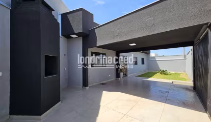 Casa à venda no Jardim Columbia – Londrina! 3 quartos (1 suíte), conceito aberto, área gourmet, por