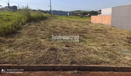 Terreno de 300m² no Recanto Parque Guará – Ibiporã/PR, plano, com calçada, rua asfaltada e ótima lo