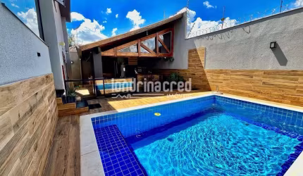 Oportunidade: Casa no Jd. Igapó com 3 dormitórios, suíte com hidromassagem, piscina aquecida, área