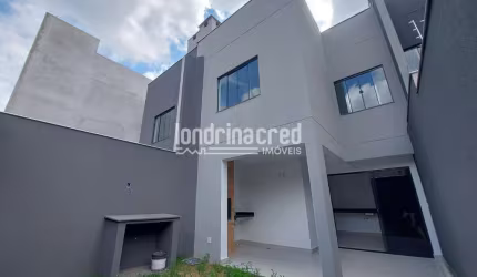 Casa geminada com 3 dormitórios (1 suíte), 120m² de construção, 133m² de terreno, área gourmet com