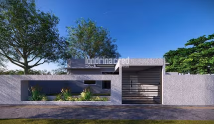 Casa geminada no Jardim Montecatini, Zona Leste de Londrina, com 2 dormitórios (1 suíte), 60m² de c