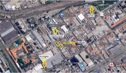 terreno com 504m2 Comercial ou residencial  prox Metrô Bresser na Mooca São Paulo