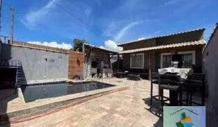 Casa com Piscina e Área Gourmet em Gravatá - Cabo Frio - RJ