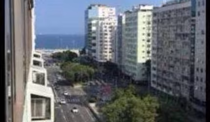 Apartamento vista lateral para o Mar de Copacabana - Rio de Janeiro