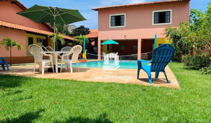 Casa Linear Itaipuaçu 2 Terrenos com Quintal e Piscina