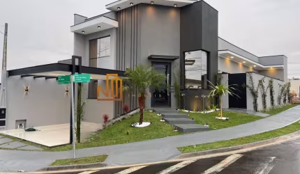 Linda casa de esquina à venda no Condomínio Vila Ytu, Indaiatuba/SP.