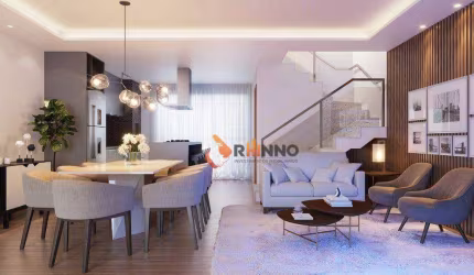 Triplex em condomínio, 3 quartos, 1 suíte, 134 m² no bairro Santa Candida.