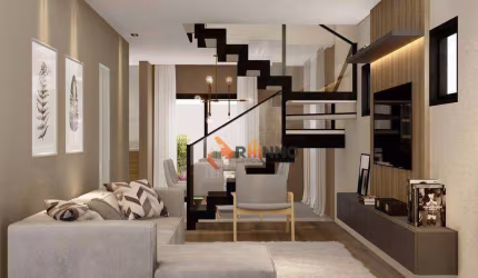 Sobrado com 3 dormitórios à venda, 123 m² por R$ 772.000,00 - Guaíra - Curitiba/PR